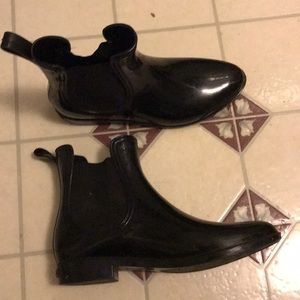 Chelsea style rain boots